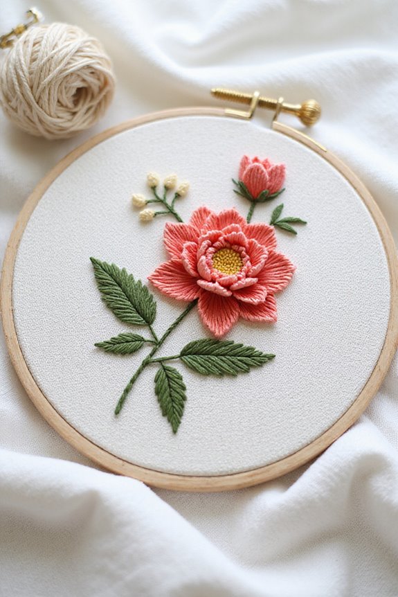 choosing a floral cross stitch