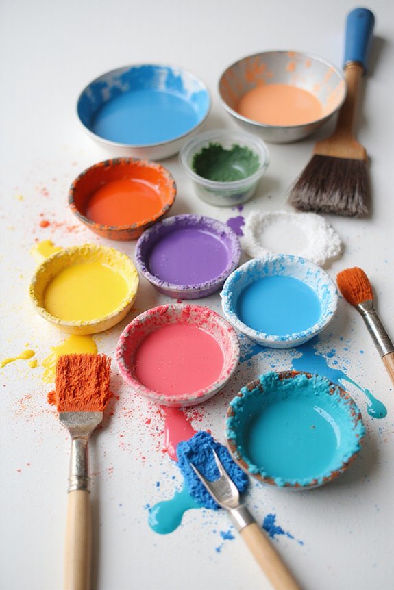 choosing acrylic pouring paints