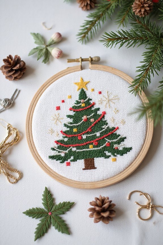 choosing christmas cross stitch