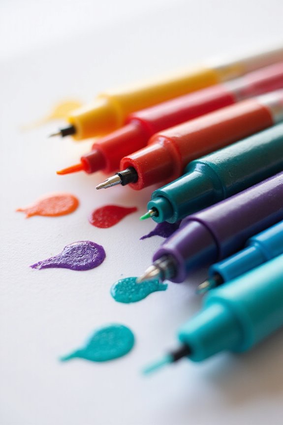 color variety and ink quality