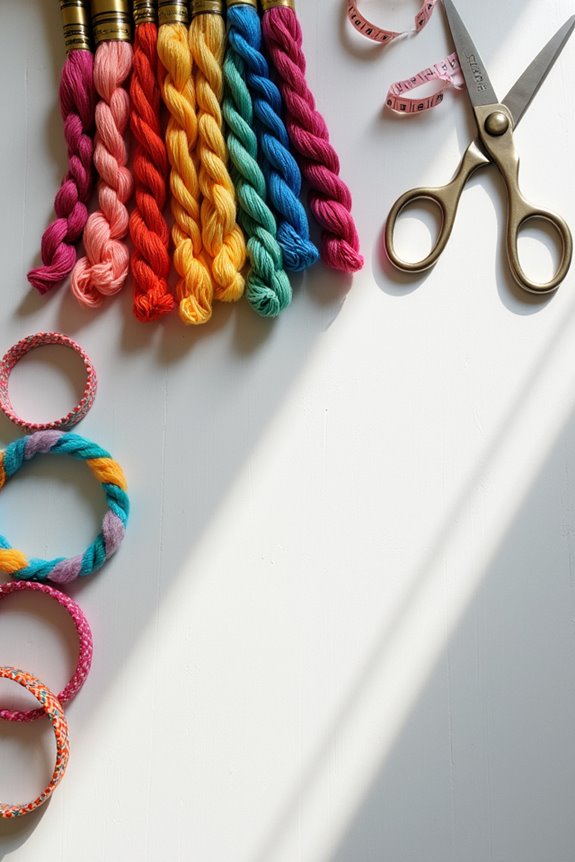 craft colorful friendship bracelets