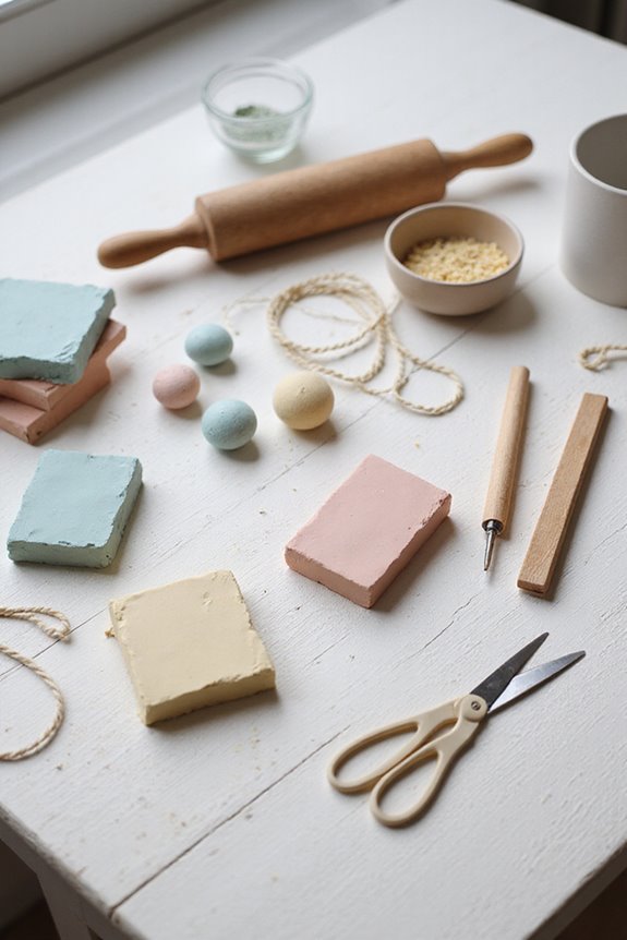 crafting unique clay beads