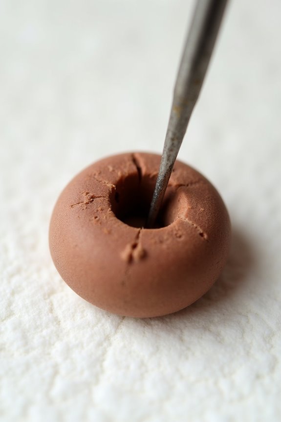 creating holes in beads