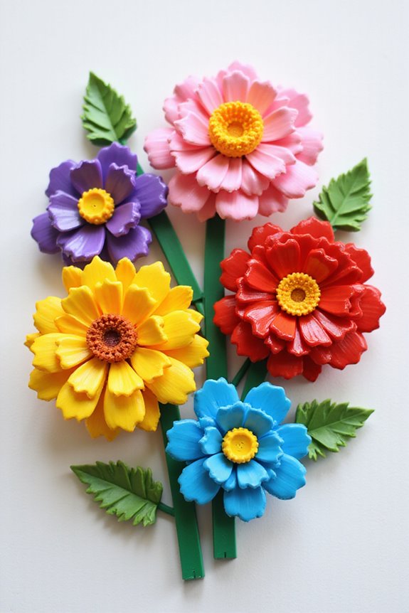 creative lego flower kits