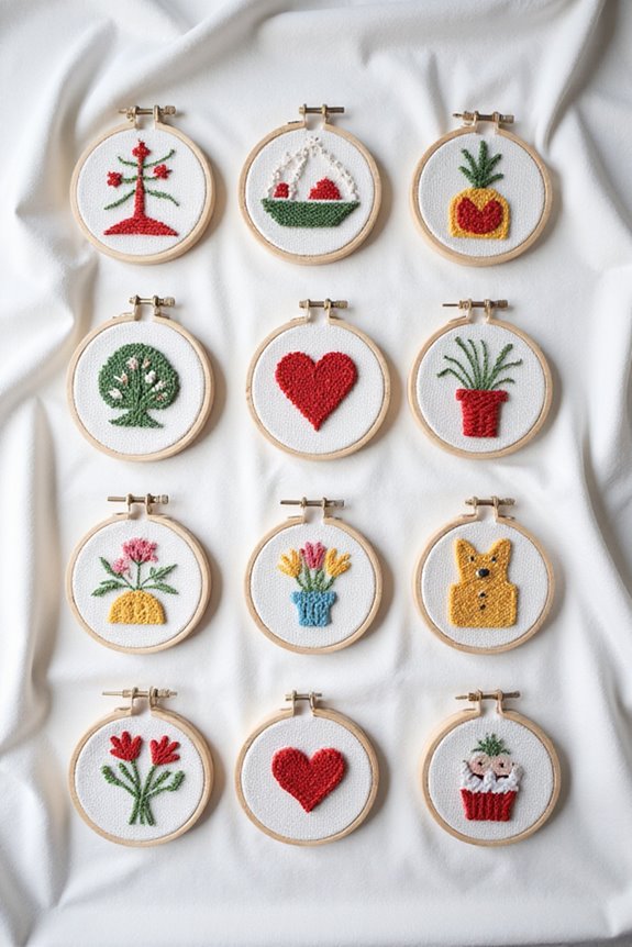 cross stitch needle minders guide