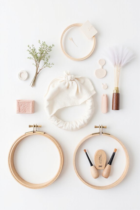 embroidery hoop display stands