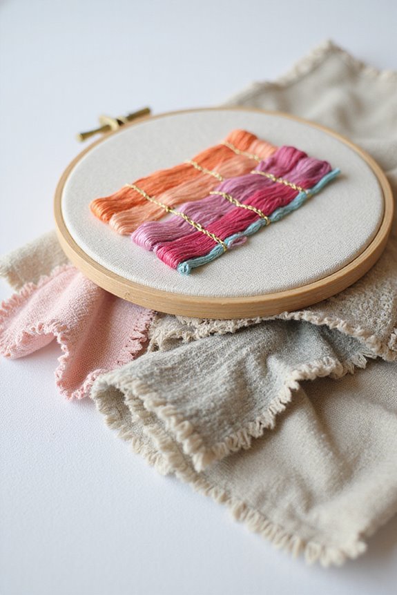 embroidery hoop selection factors