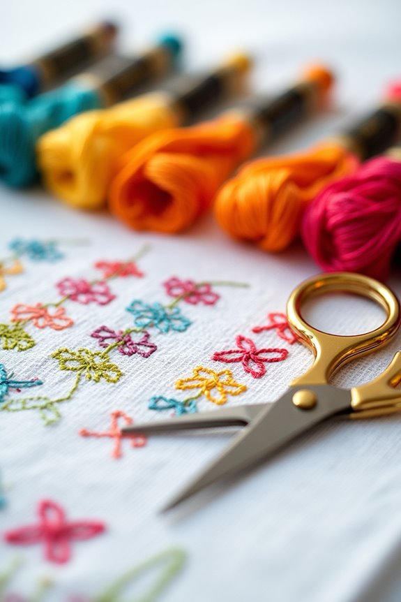 enhance cross stitch design