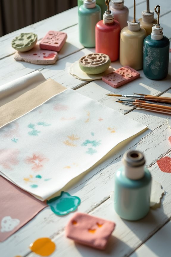 fabric paint application techniques