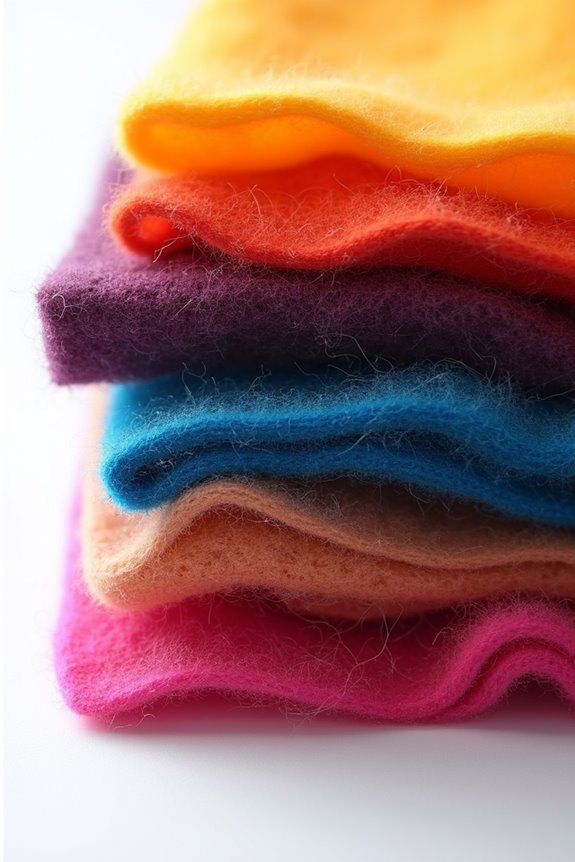 felt selection based on properties