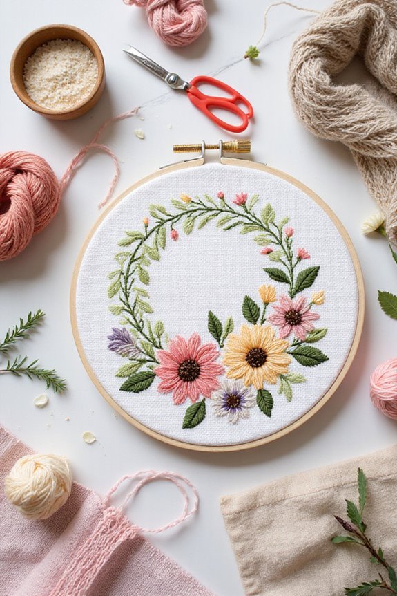 floral cross stitch kits
