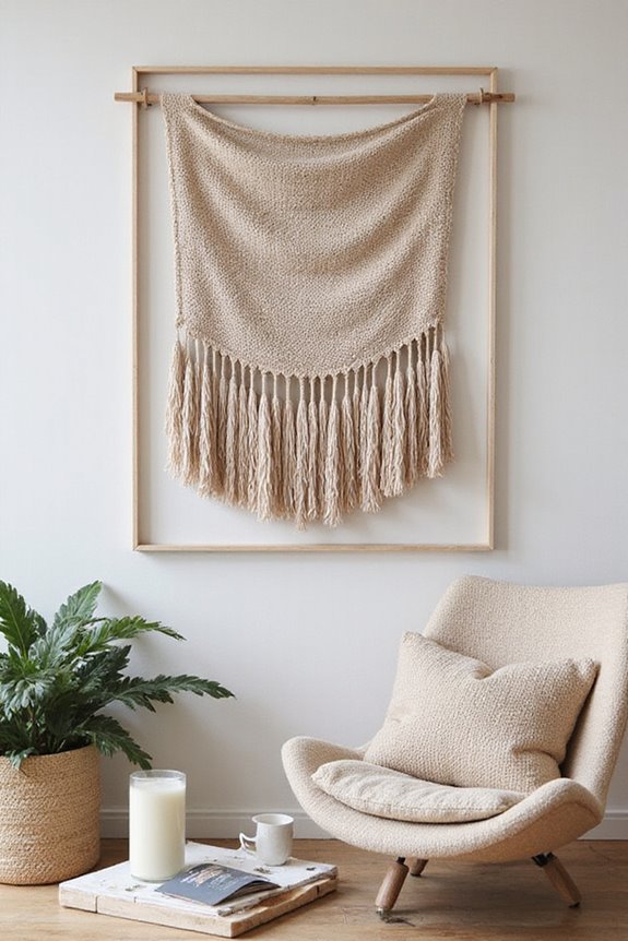 framing fabric wall hangings