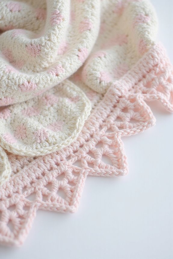 hand crocheted baby blankets gift