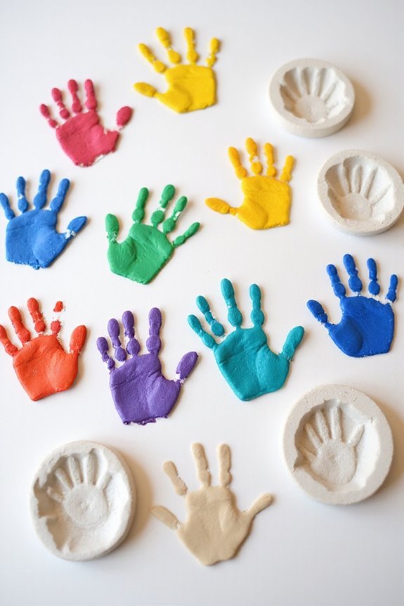handprint art keepsakes ideas
