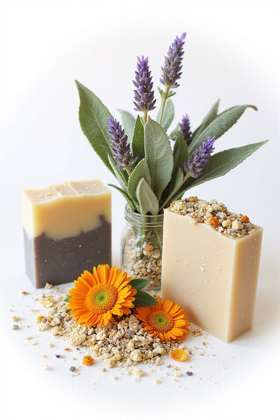 incorporating herbs into soap