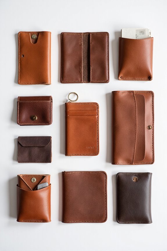 leather wallet diy kits