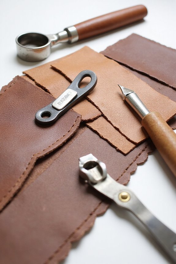 leather wallet kit selection