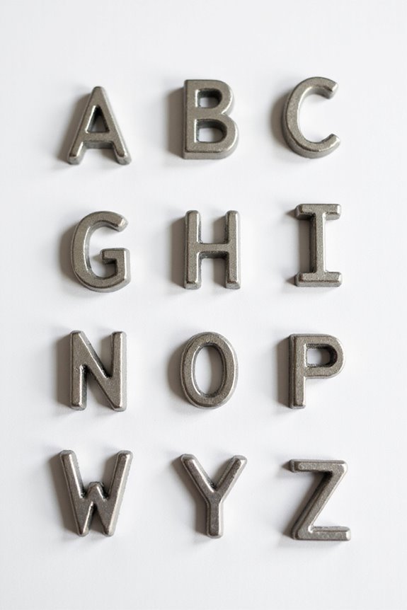 metal letter stamp sets