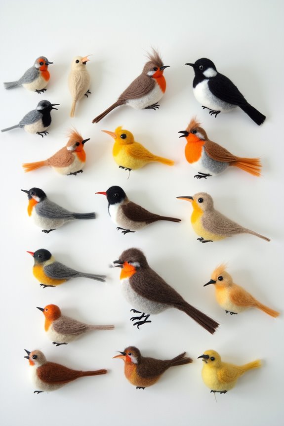 needle felting bird kits