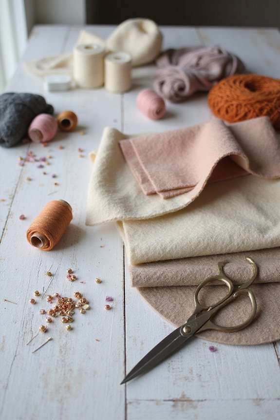 optimal materials for felting