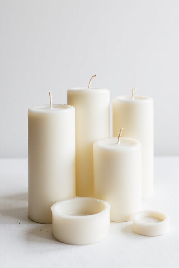 pillar candle mold selection
