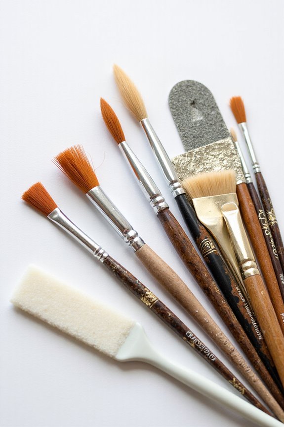 precision tools for glass painting
