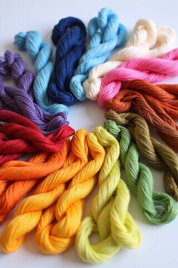 preparing embroidery floss properly