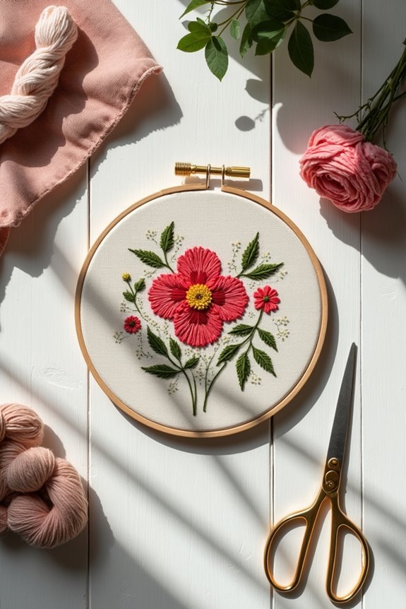 punch needle wall art