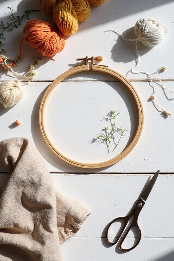 punch needle wall art