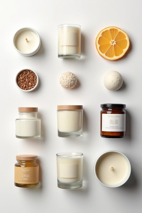 relaxing essential oil candles