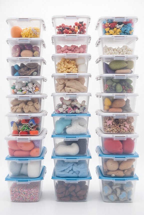 stackable plastic storage solutions