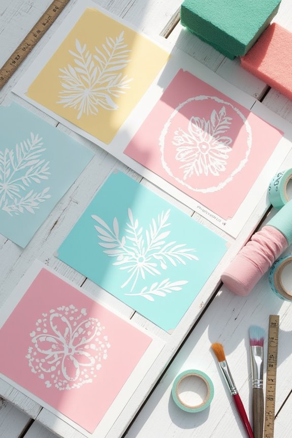 stenciling techniques for walls