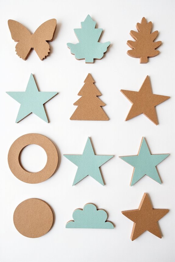 top die cut shapes