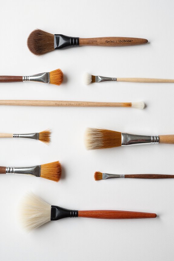 top fabric paint brushes