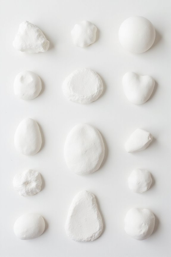 top white air dry clays