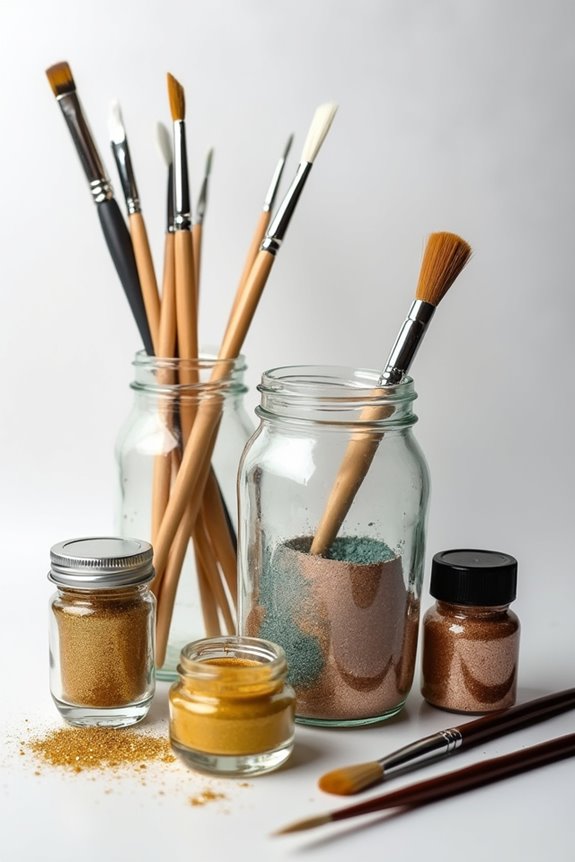 transform glass jars creatively