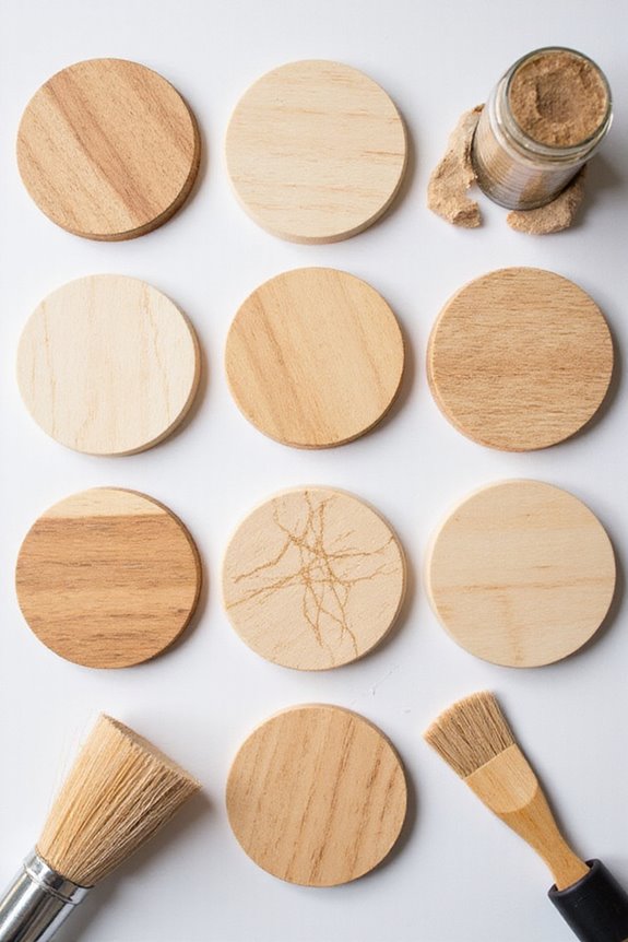 wood burning coaster blanks