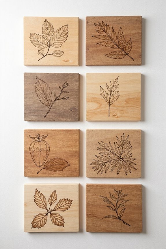 wood burning practice panels